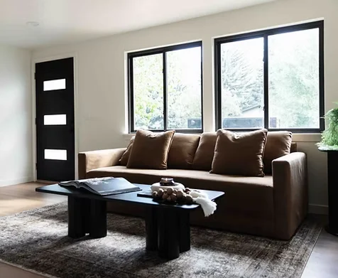 Modern Living Room Design with Mode Homes