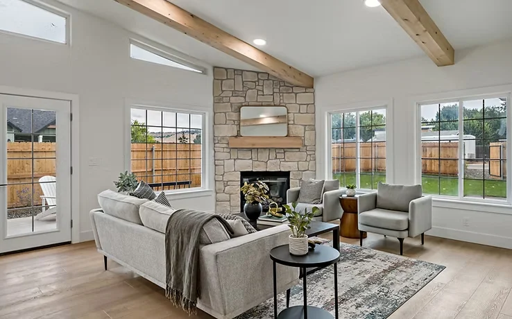 Modern Living Room Design with Mode Homes